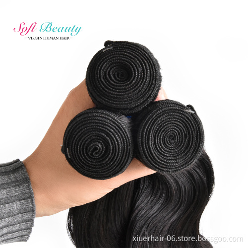 Wholesale Vendors Cheap Natural Black Body Wave Virgin Mink Human Brazilian Hair Bundles
